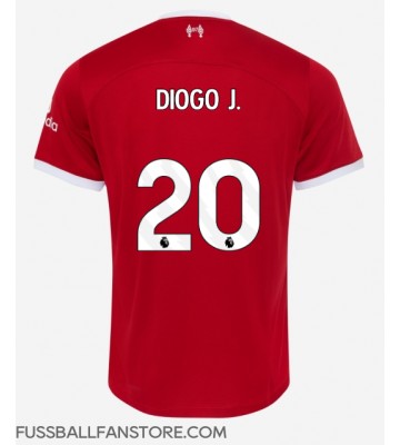 Liverpool Diogo Jota #20 Replik Heimtrikot 2023-24 Kurzarm